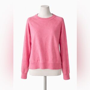 White Warren 100% Cashmere pink sweater